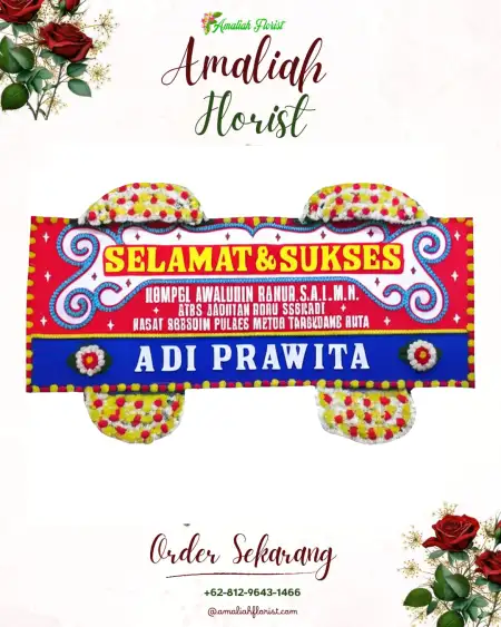 Papan Bunga Ucapan Selamat Kapuak